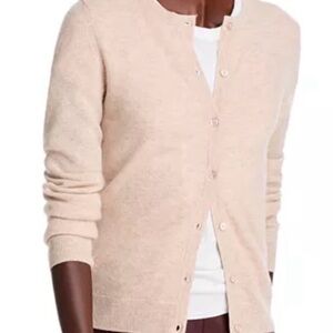 C by Bloomingdale's Soft Cream Cashmere Cardigan